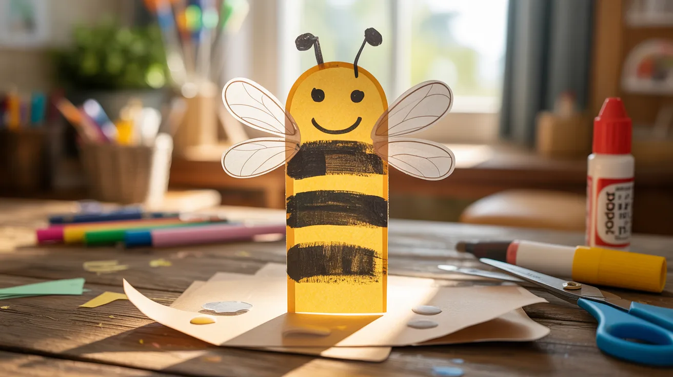 Bee Bookmark Craft