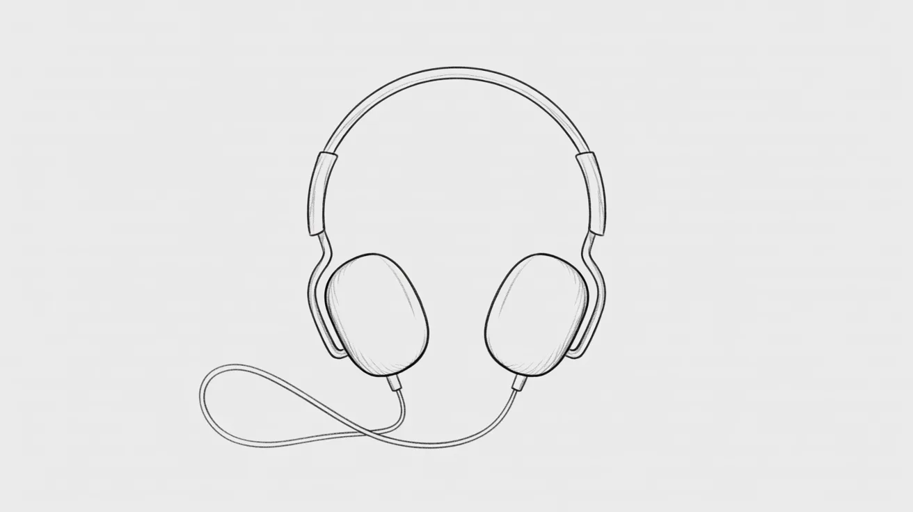 Headphones Outline