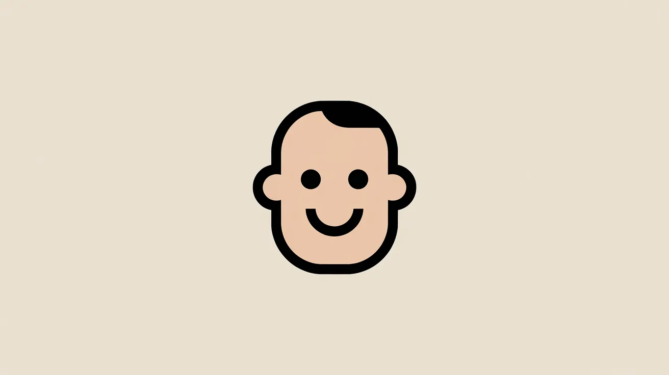 Cartoon character smiling while holding a smartphone in one hand and a tablet in the other, showcasing technology use.