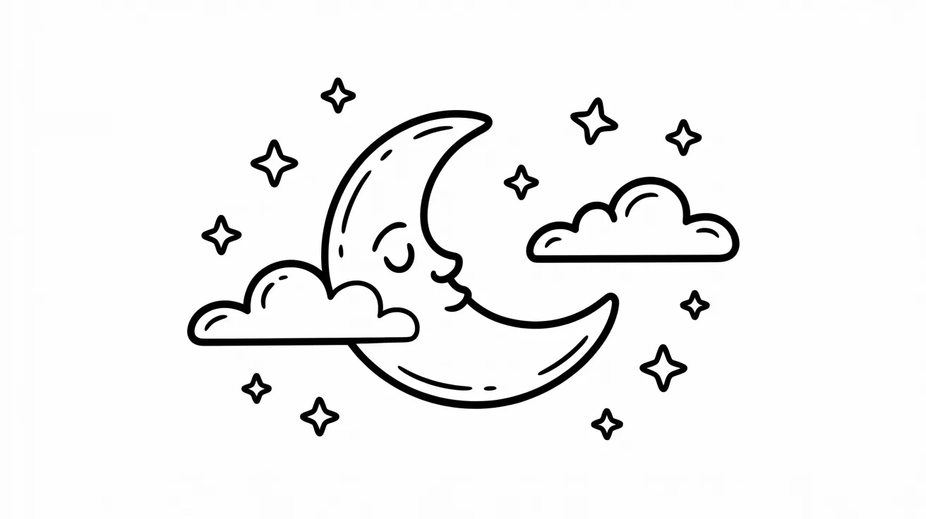 Moon with Clouds