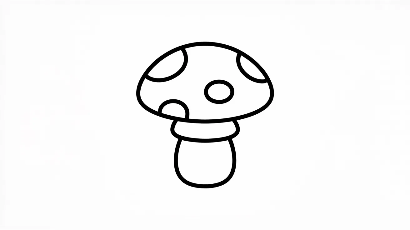 Mushroom Outline