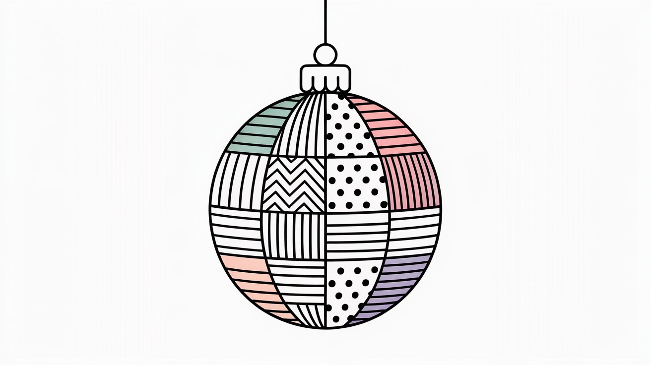 Pattern-Filled Ornament