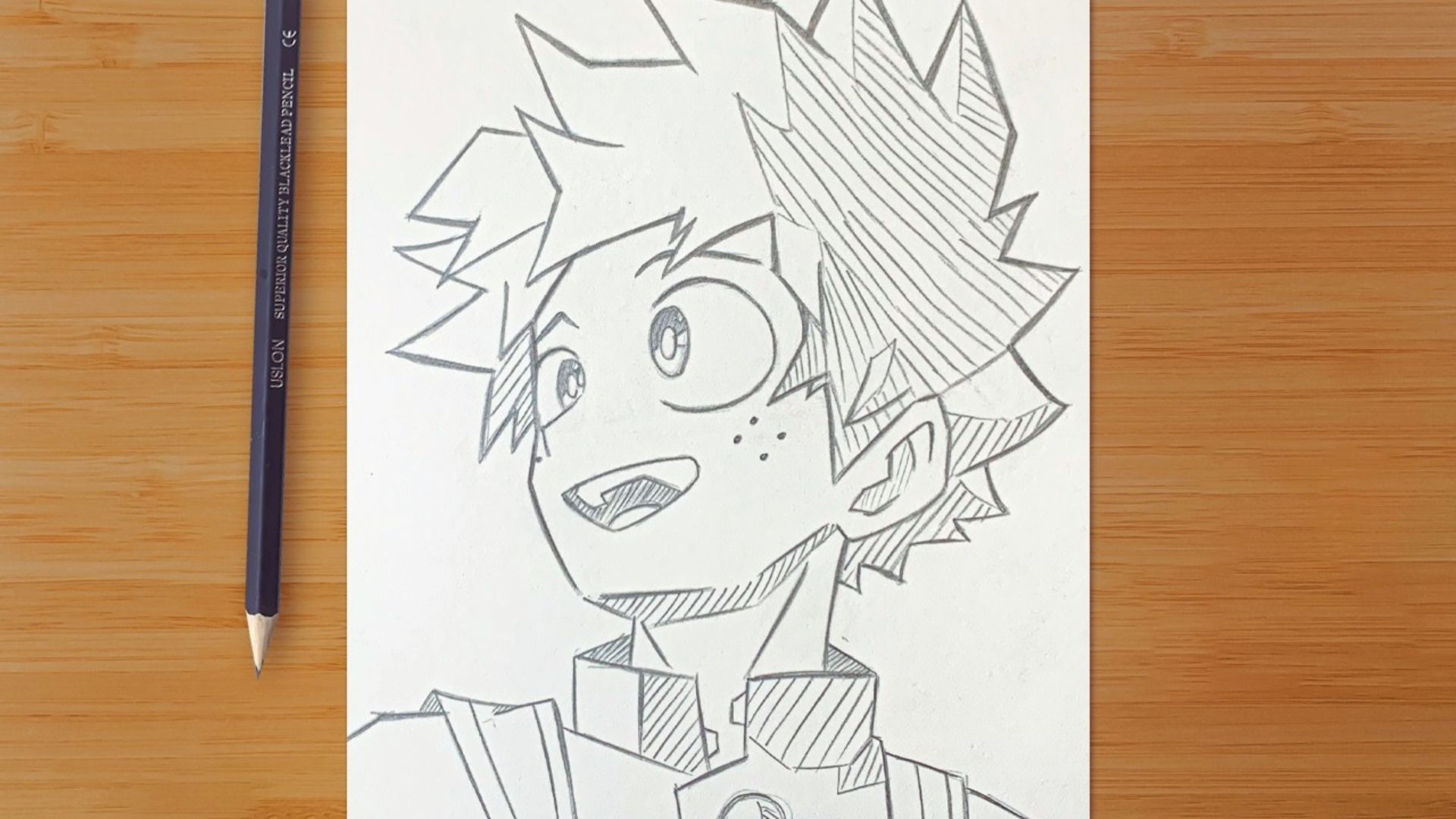 Pencil Deku Drawing Easy Guide for Beginners