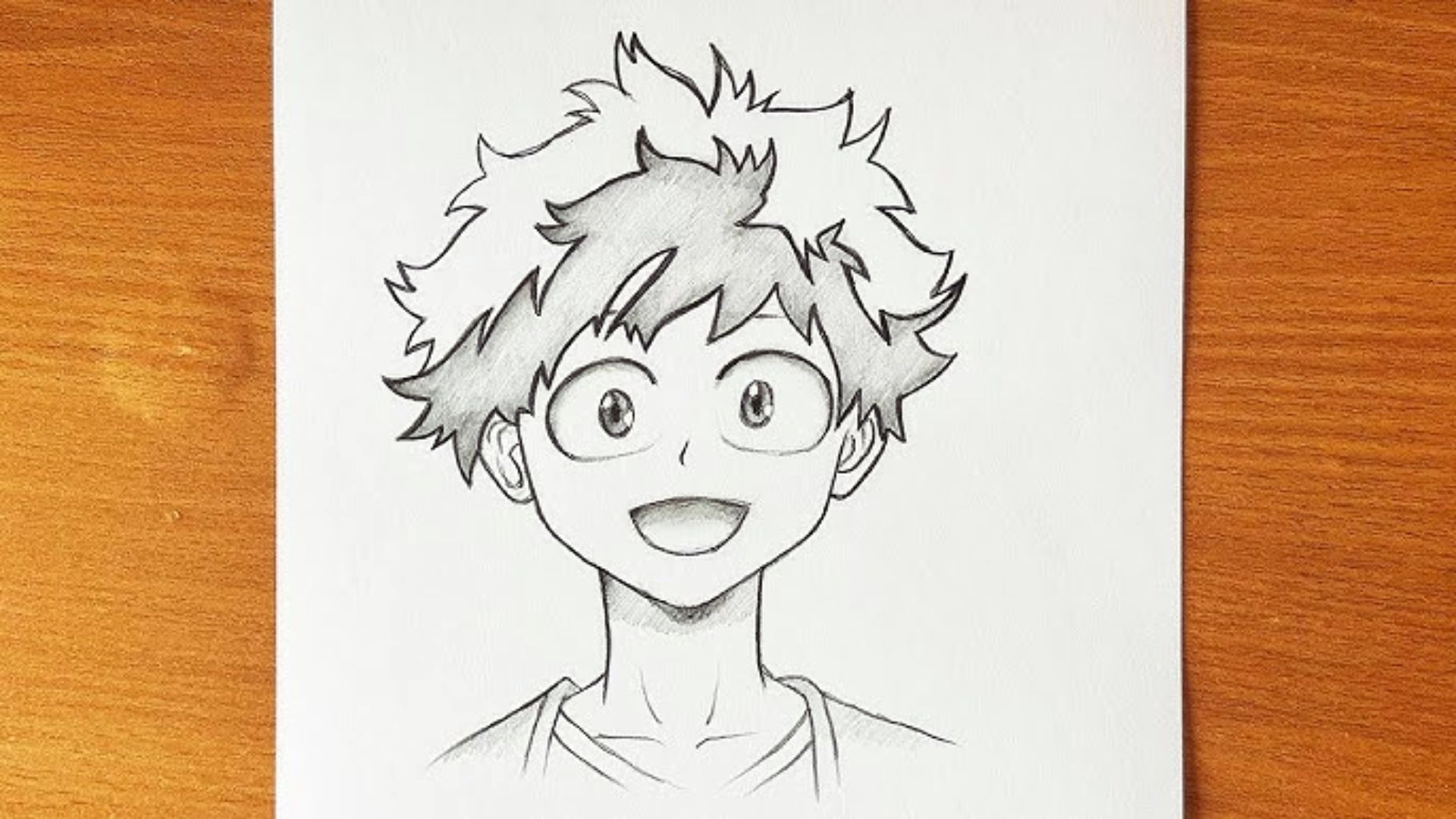 Drawing tutorial for My Hero Academia, providing clear steps and techniques for creating popular characters.