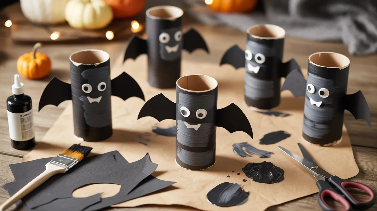 A collection of fun Halloween craft ideas for kids, featuring colorful decorations and spooky designs.