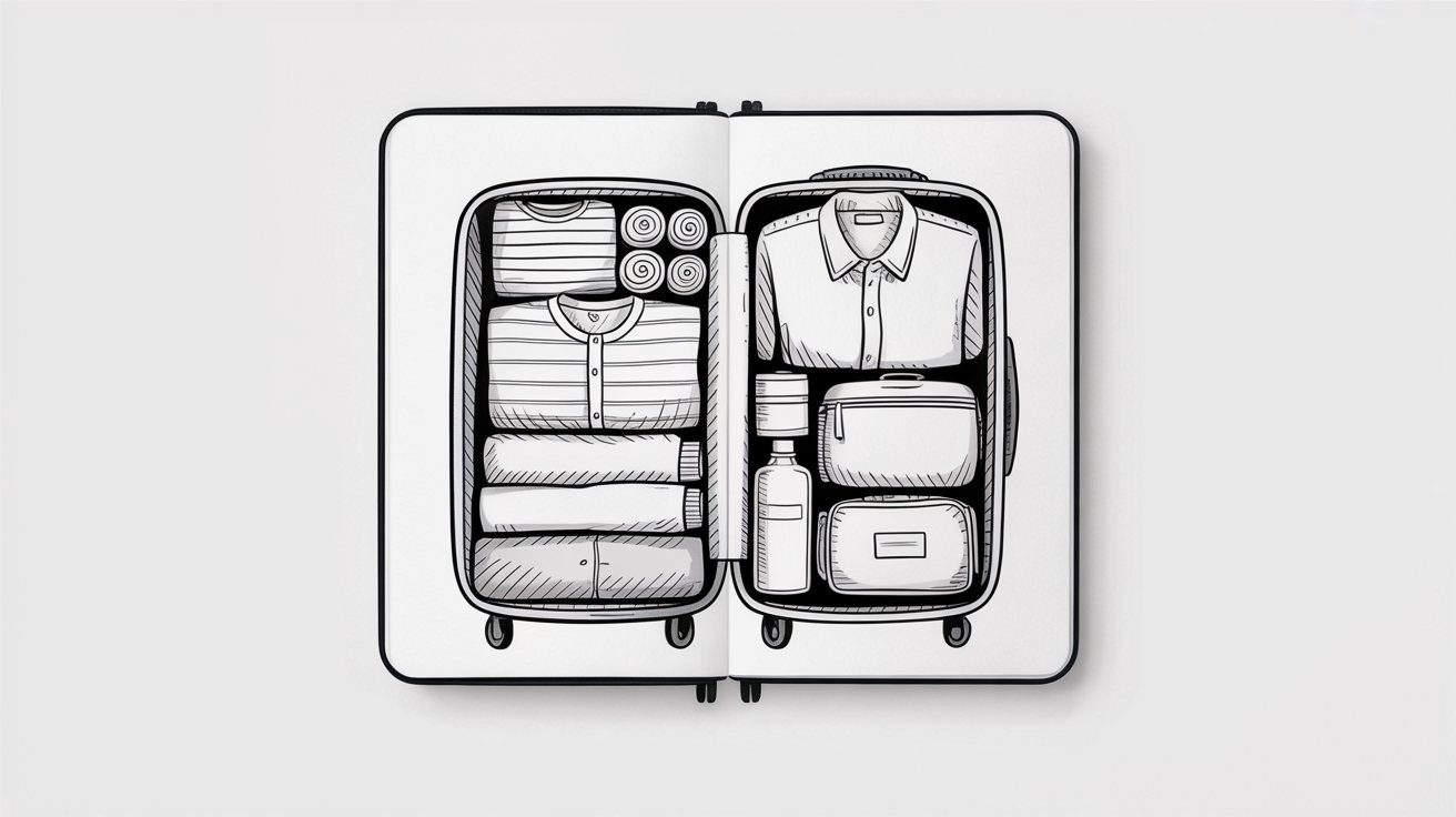 Vacation Suitcase Packing