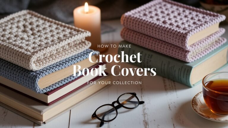 crochet book covers