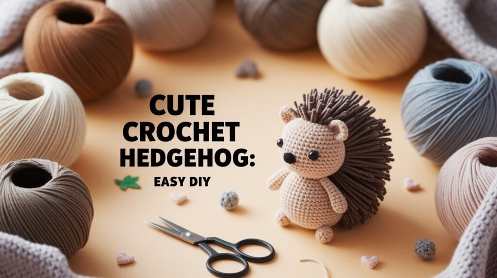 Cute Crochet Hedgehog