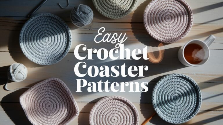 Easy Crochet Coaster