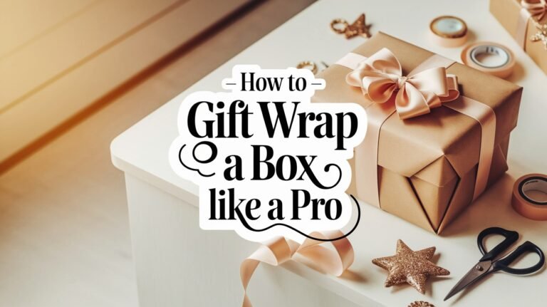 Gift Wrap a Box