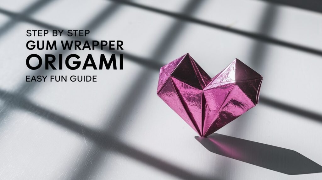 Gum Wrapper Origami