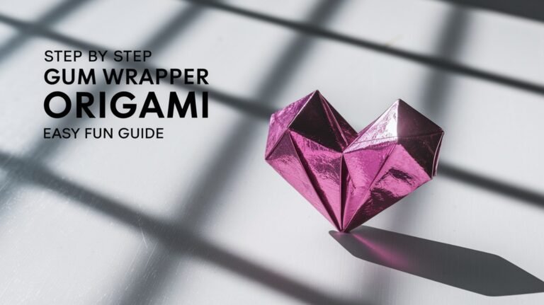 Gum Wrapper Origami