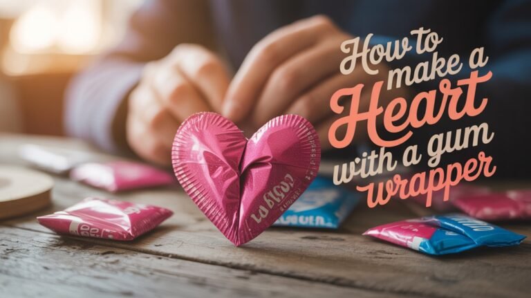 Heart with a Gum Wrapper