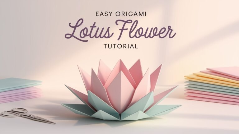 Lotus Flower Tutorial