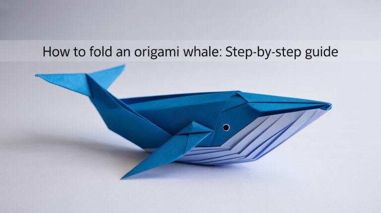 Origami Whale
