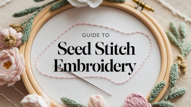 Seed Stitch Embroidery