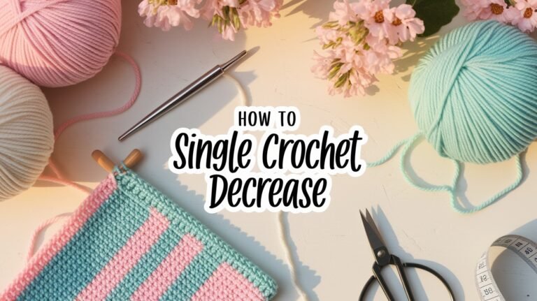 Single Crochet Decrease