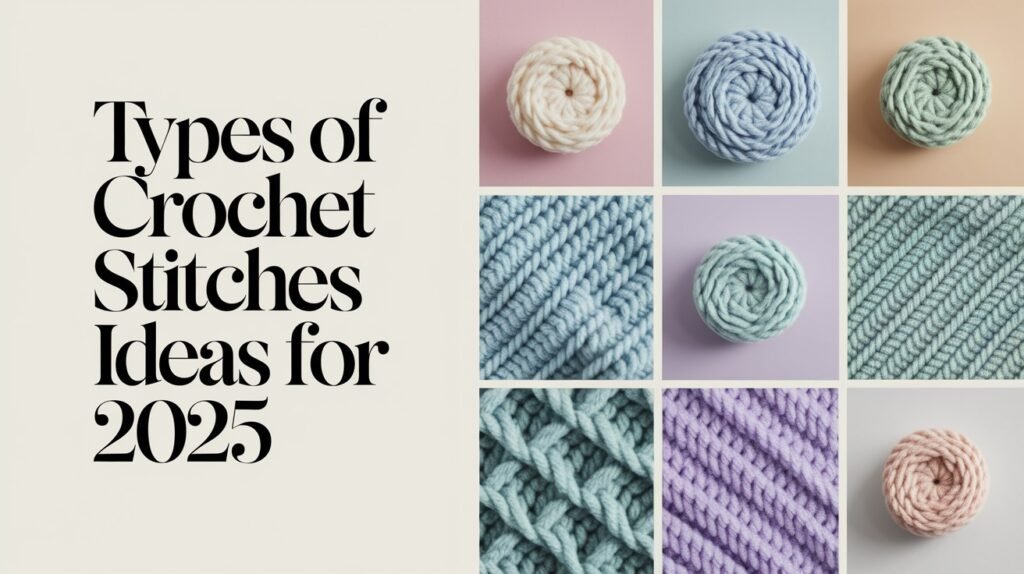 Types of Crochet Stitches