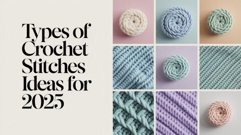 Types of Crochet Stitches