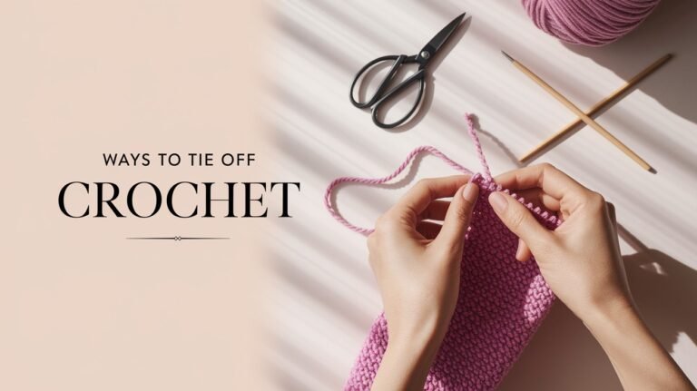 Ways to Tie Off Crochet