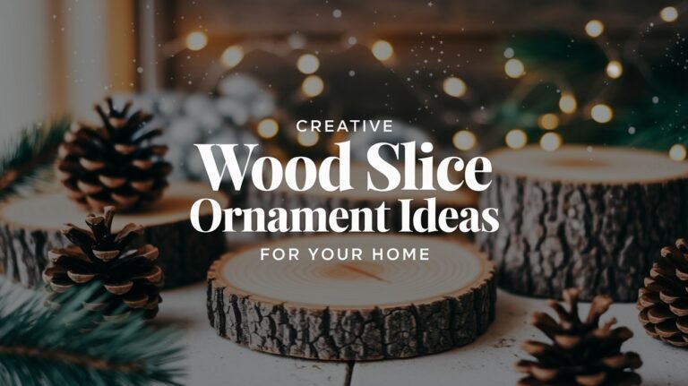 Wood Slice Ornament