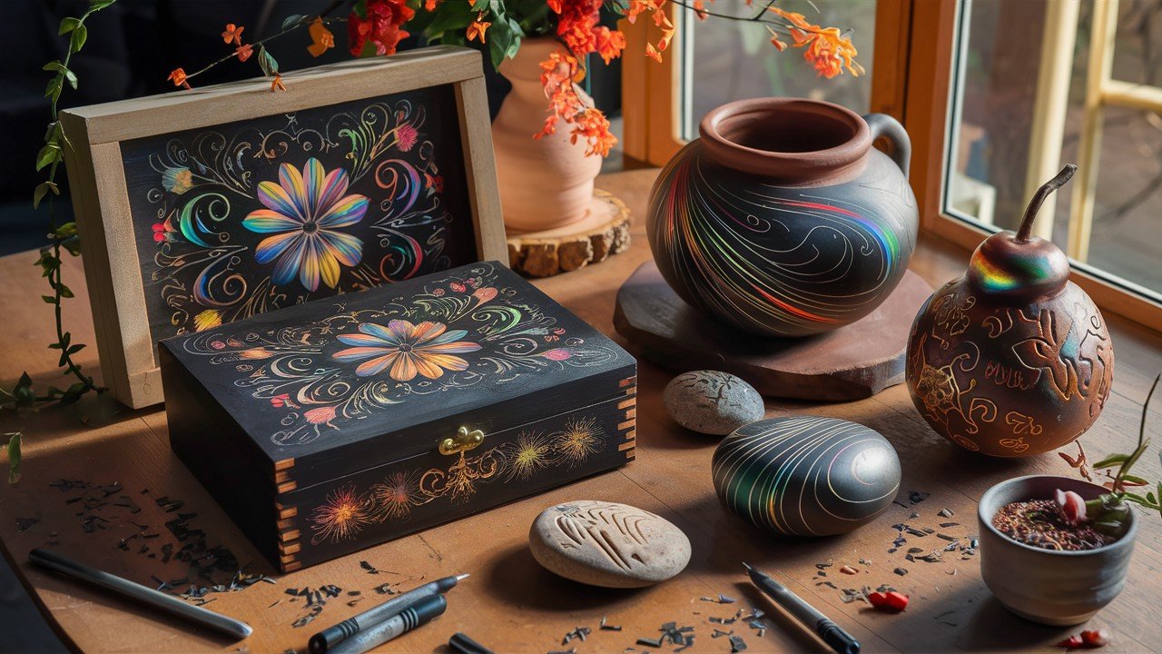 3D Scratch Art Sculpture Ideas