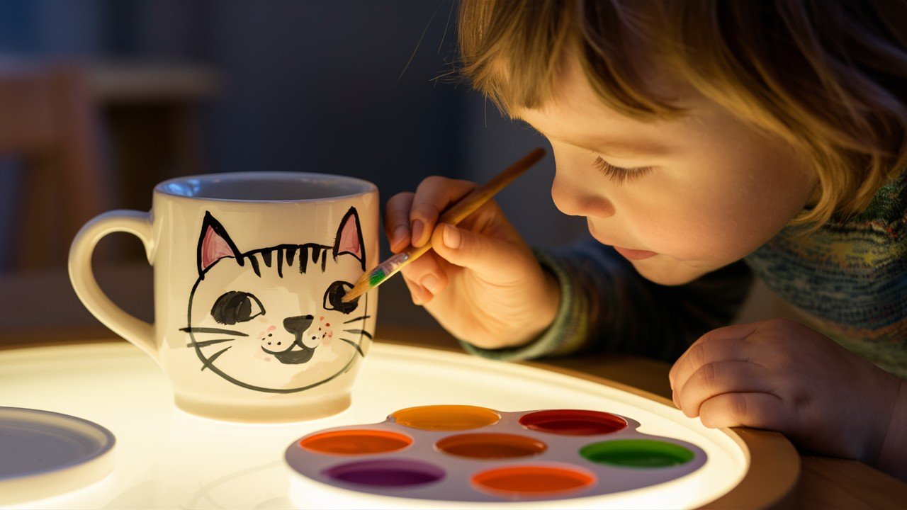 Animal Faces on Mugs