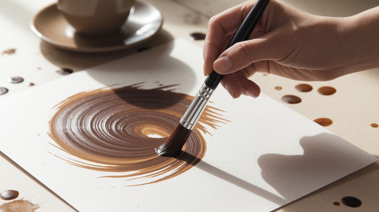 Coffee Painting Art