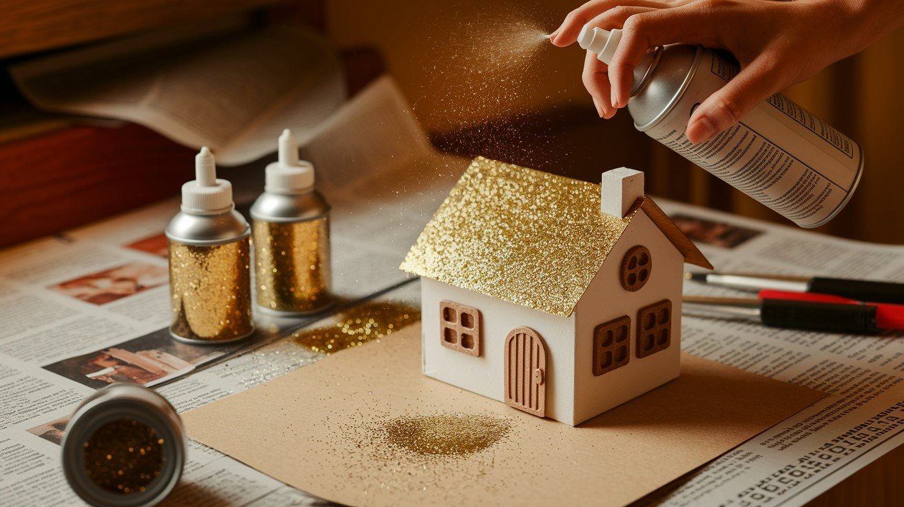 Creating Glitter Roofs