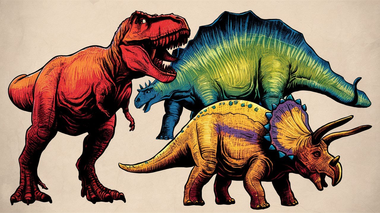 Dinosaur Silhouettes