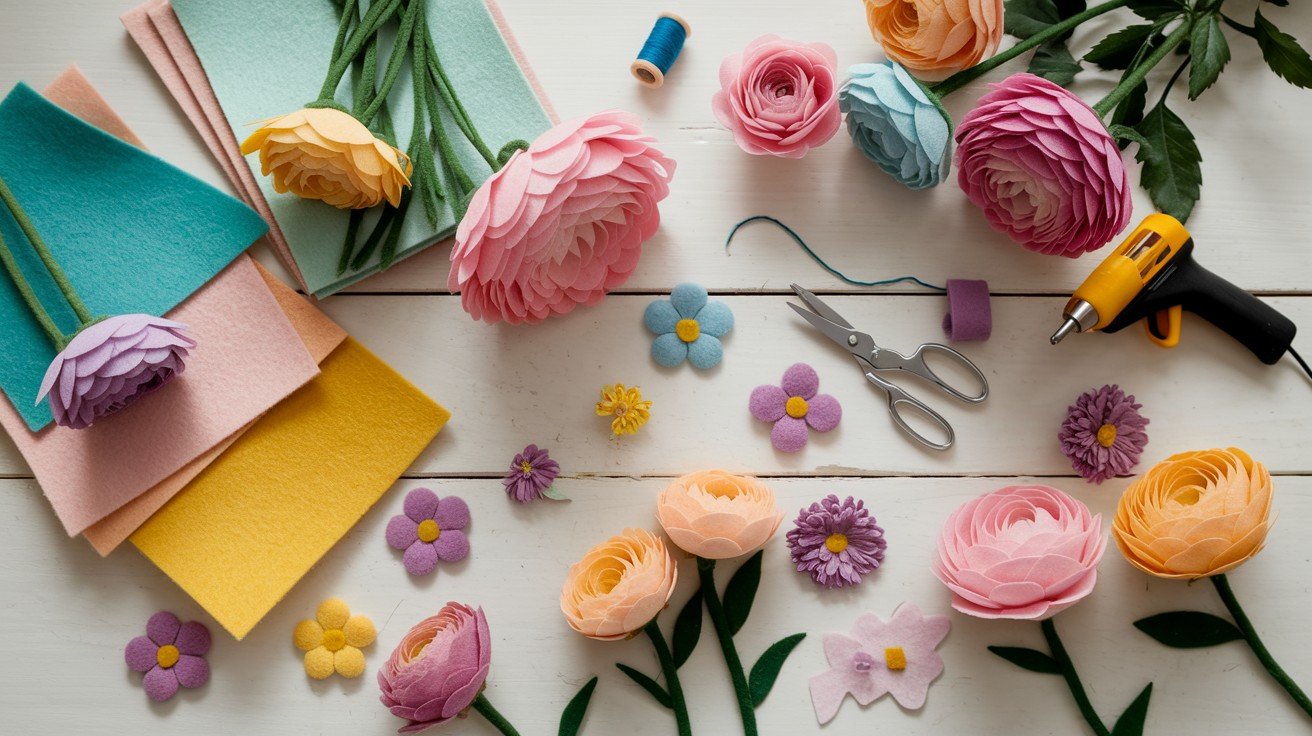 Felt Flowers