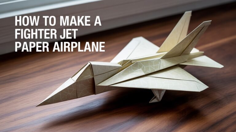 Fighter Jet Paper Airplane
