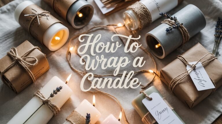 How to Wrap a Candle