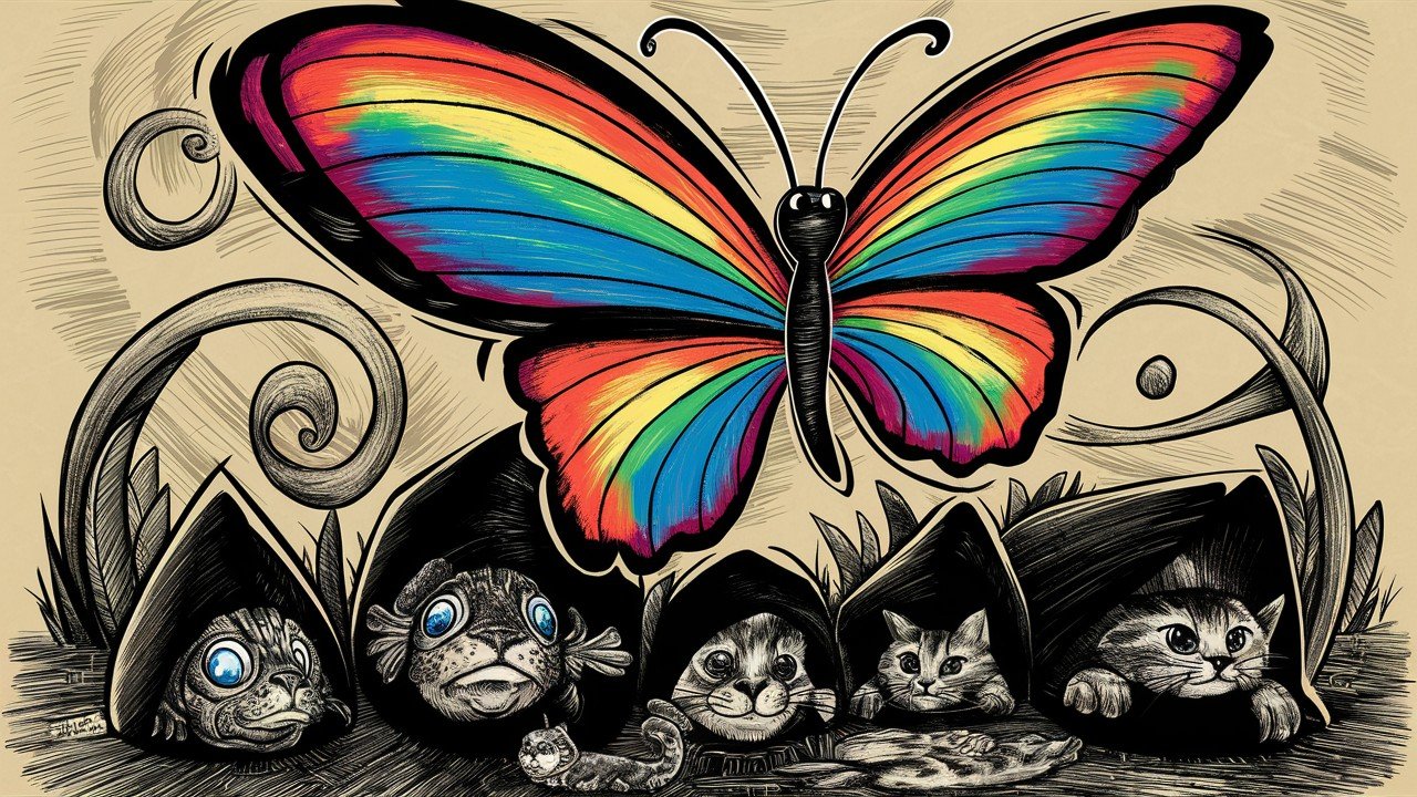 Rainbow Animals