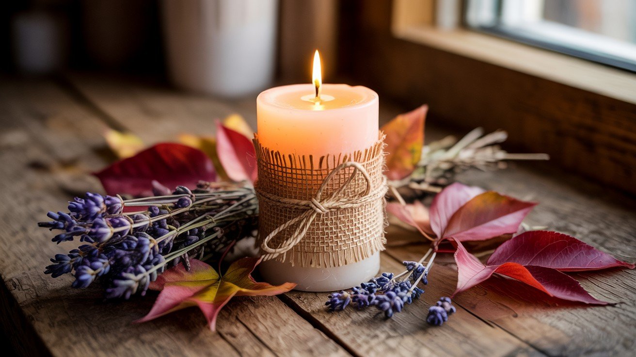 Rustic Burlap Wrap