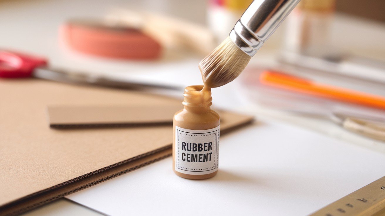 Spot-Reinforce with Rubber Cement