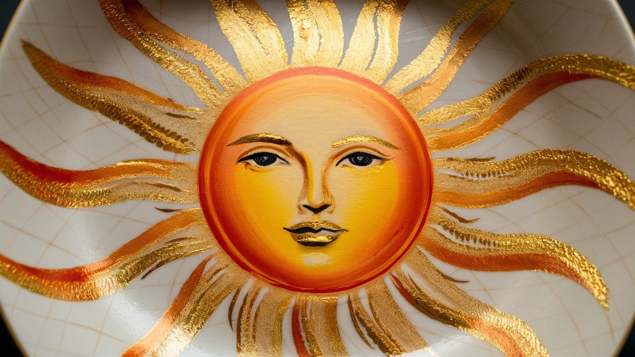 Sun and Moon Celestial Art