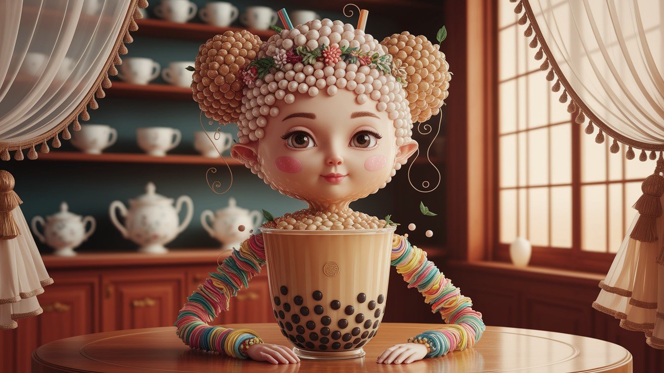 Bubble Tea Character 