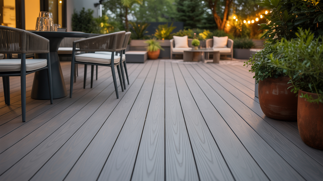 Light Gray Modern Decks