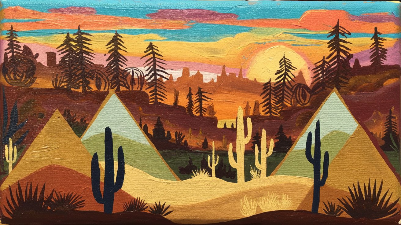 7. Tiny Patterned Landscapes