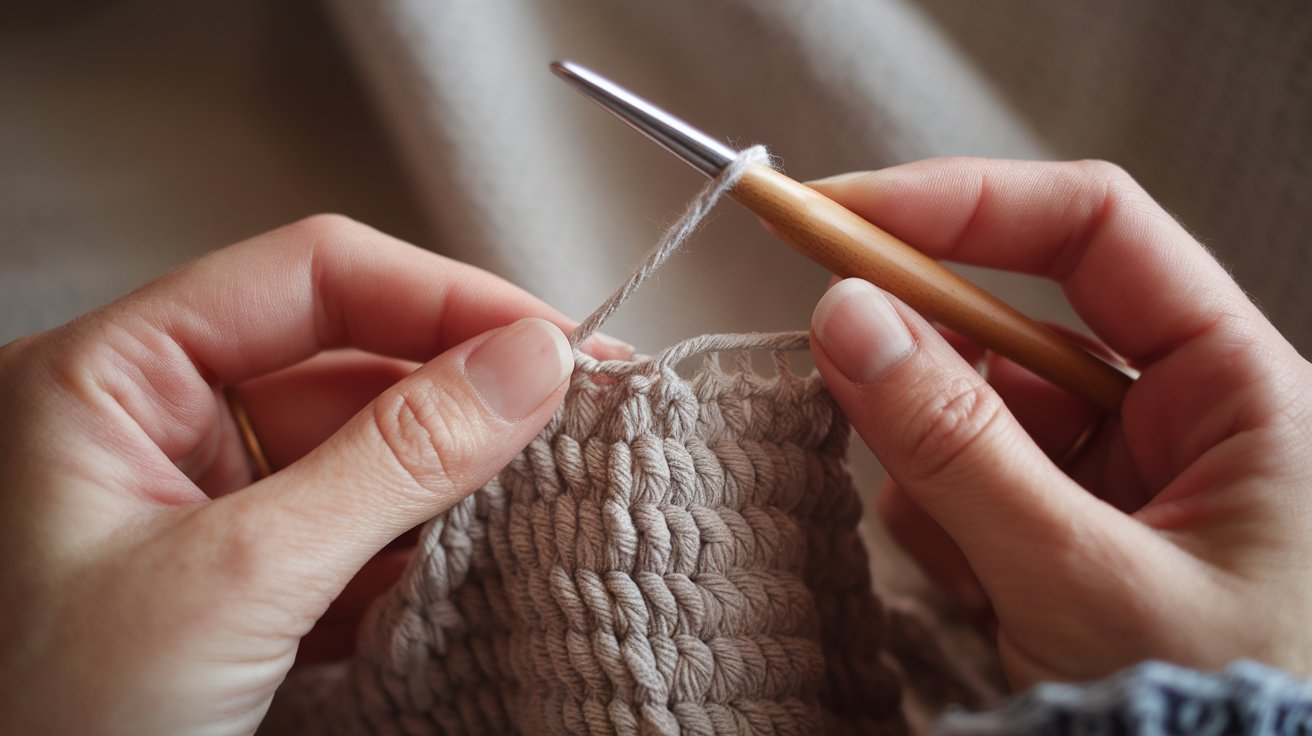 Completing the Final Crochet Stitch