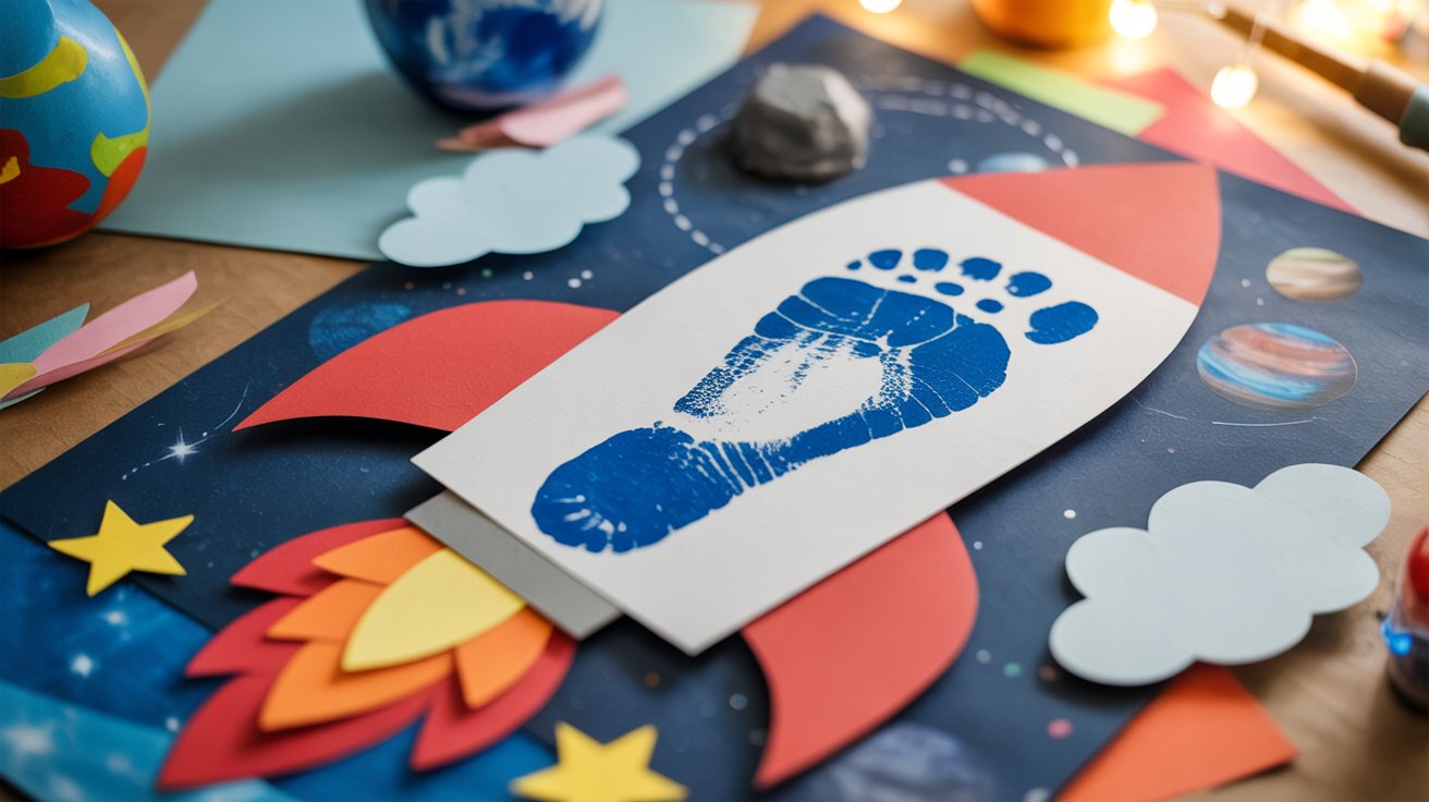 Footprint Rocket Card
