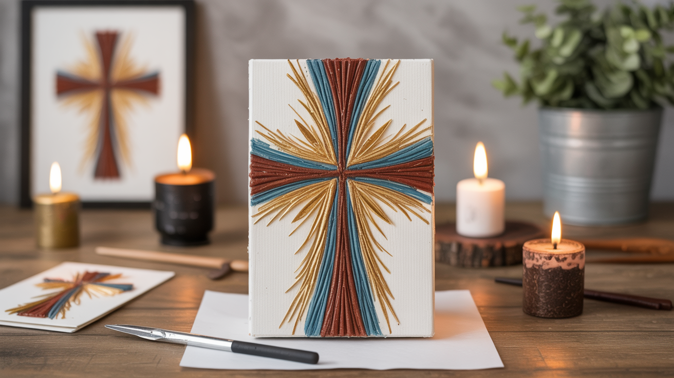 2. Mixed Media Cross or Symbolic Art