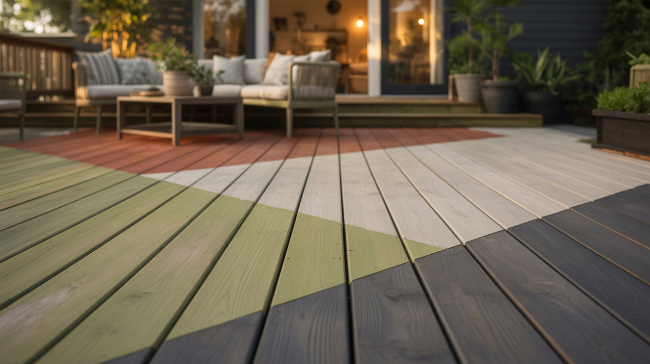 Color-Blocked Designs for Older Decks