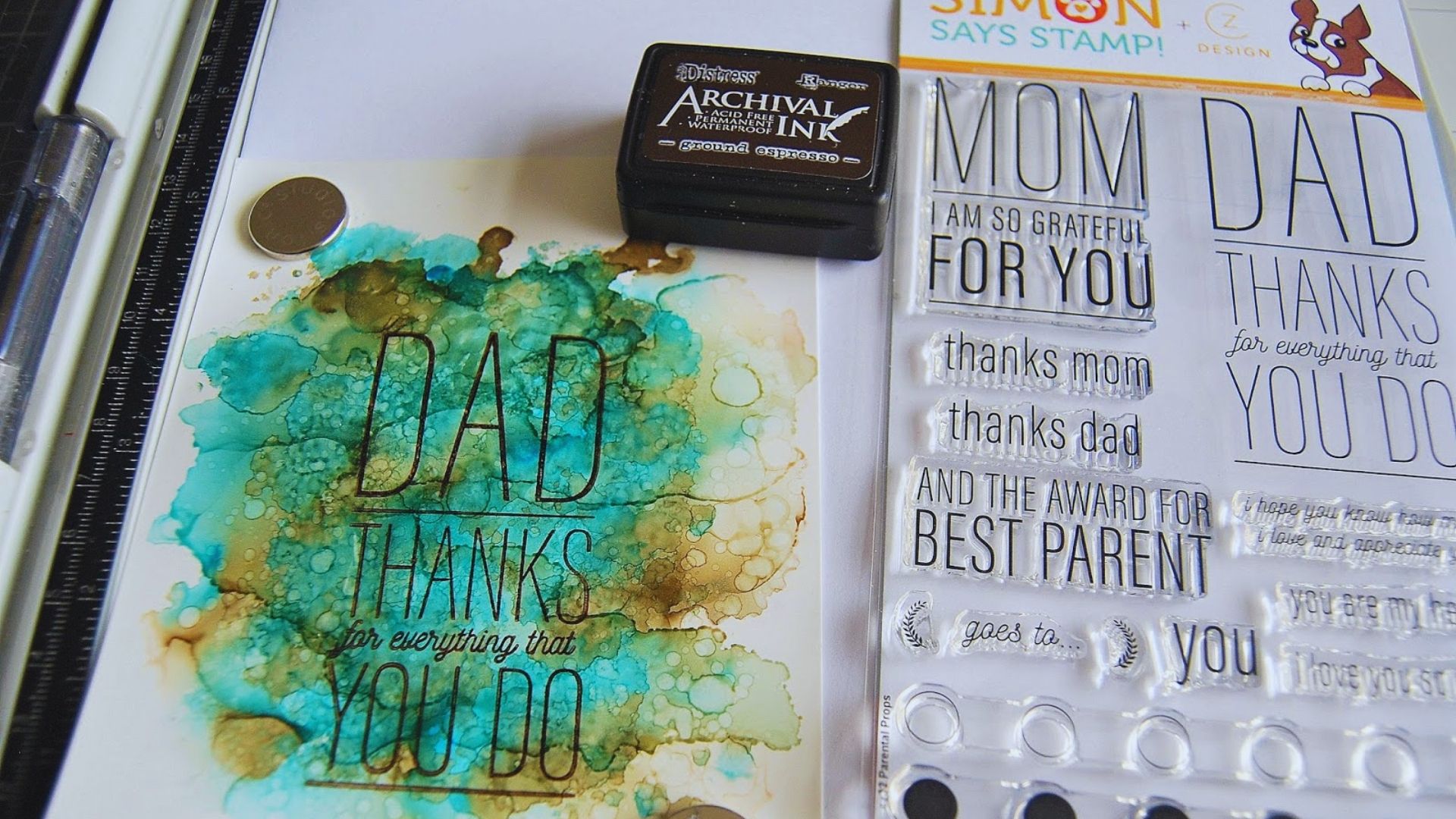 Sentiment Stamp Cards