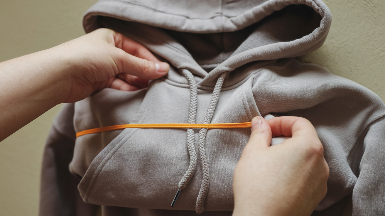 1. Fold or Bind Your Hoodie