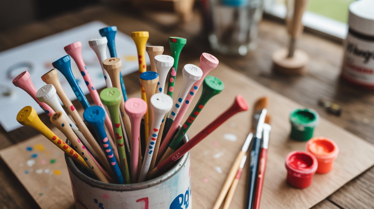 Painted Golf Tees