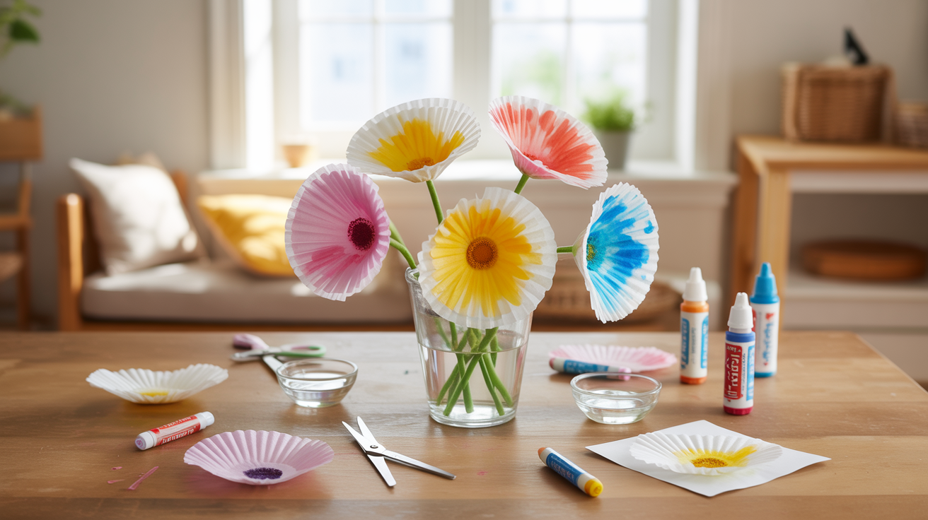 Coffee Filter Flowers
