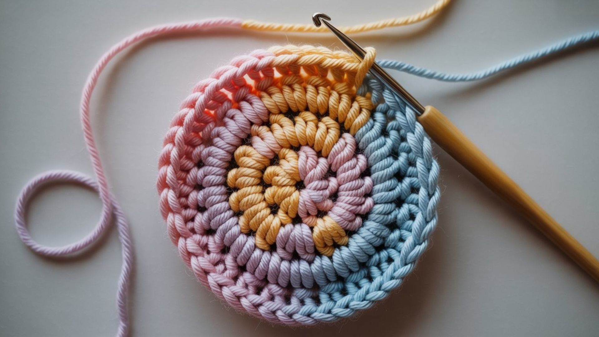 Finishing a Perfect Crochet Circle