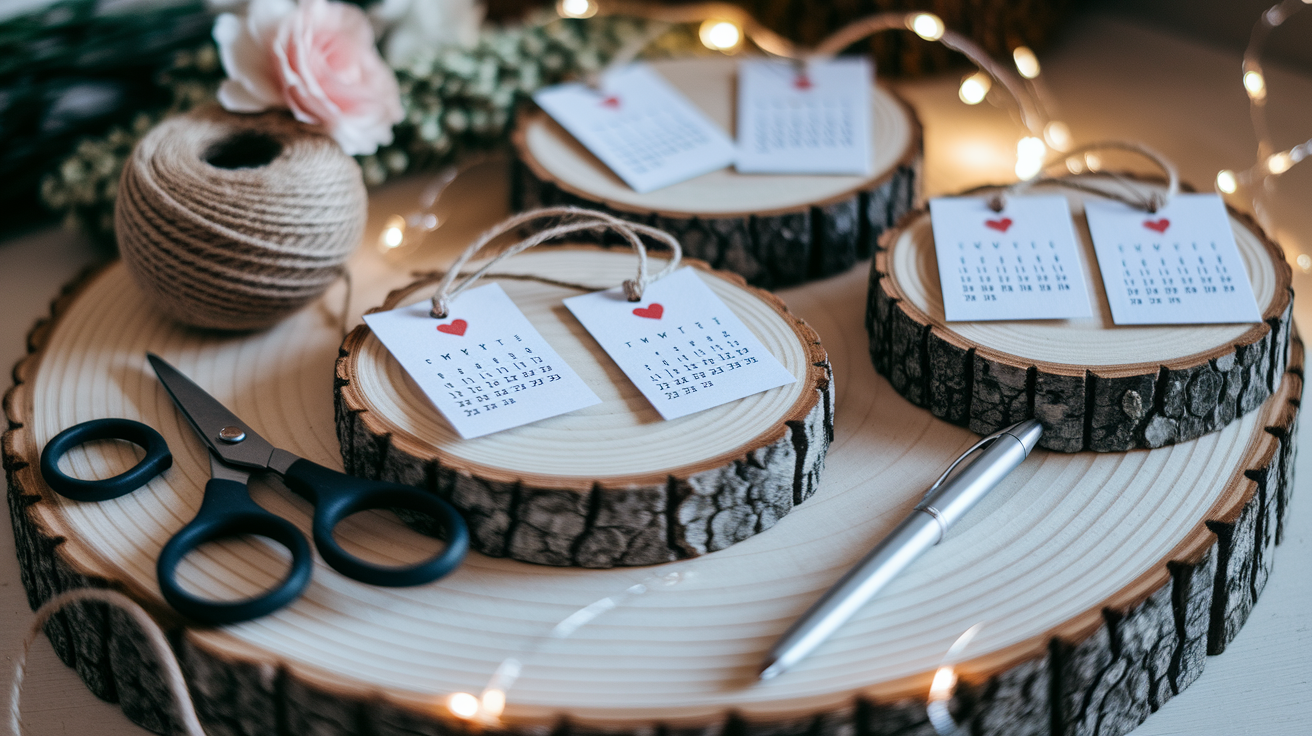 7. Mini Calendar Ornaments